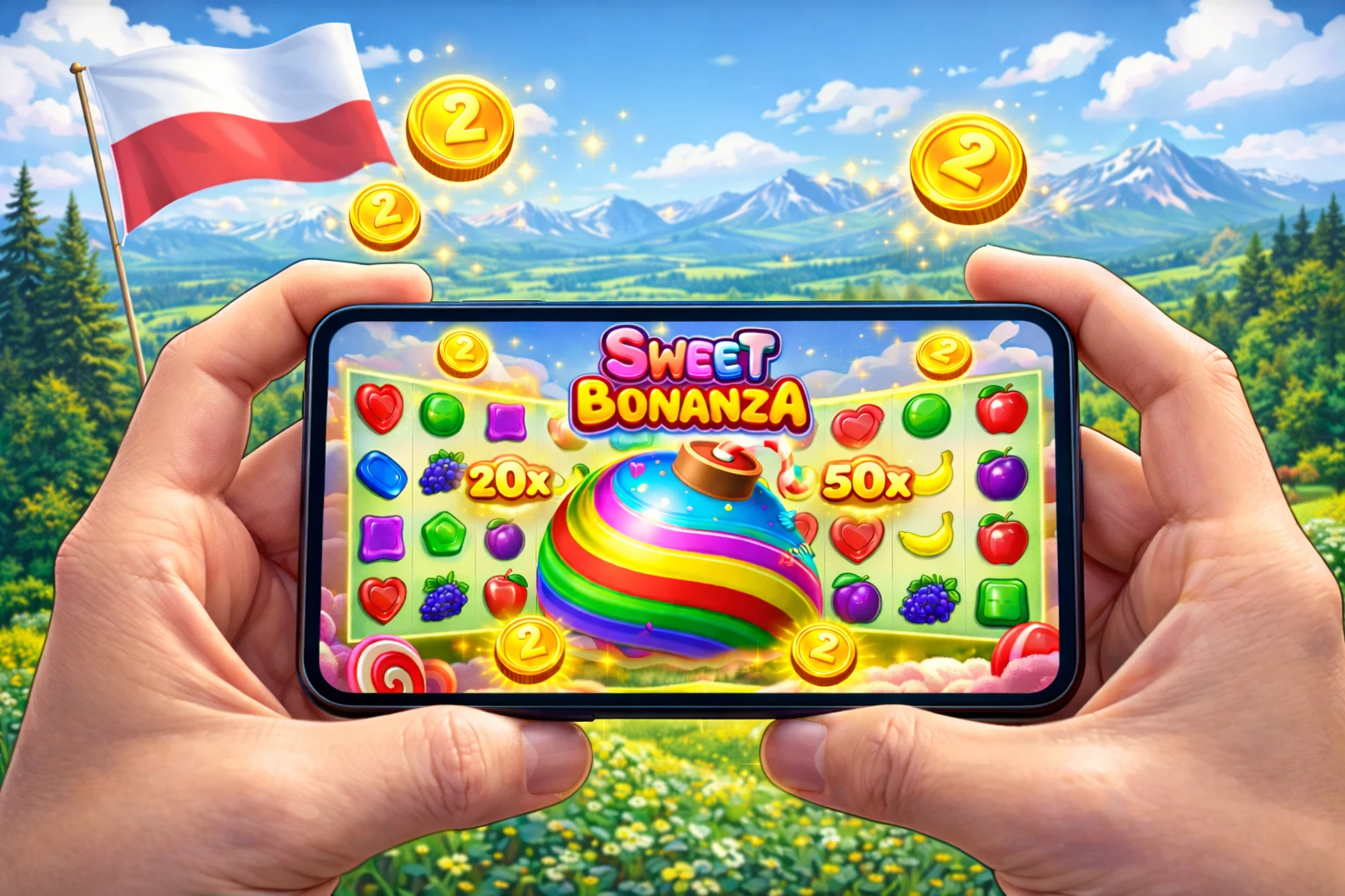 📱 Sweet Bonanza na urządzeniach mobilnych